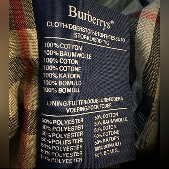 Burberry Classic Beige Trench Coat size 40 runs big XL - Picture 5 of 16